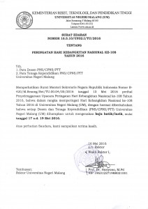 surat edaran kebangkitan nasional