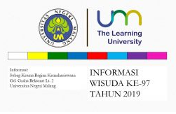 Pendaftaran Wisuda 97 Universitas Negeri Malang